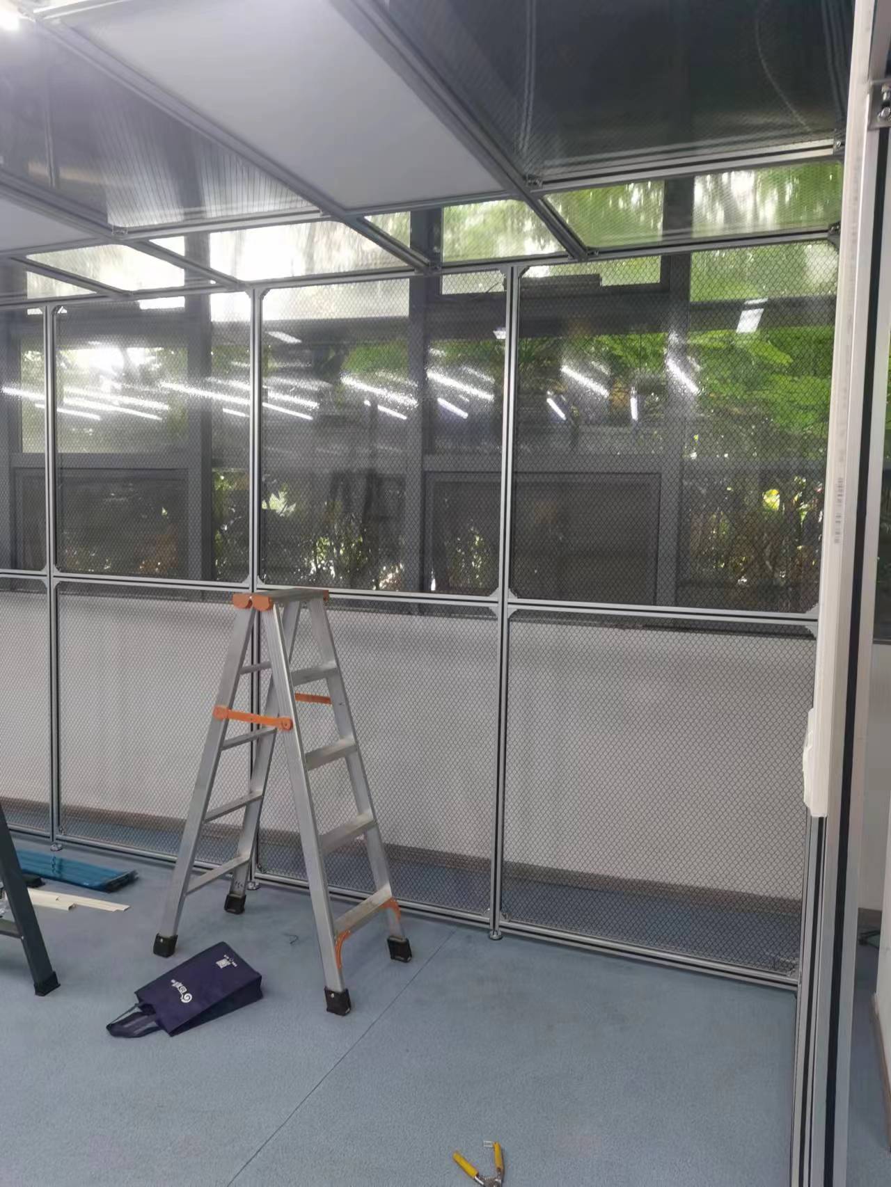 網(wǎng)格簾無(wú)塵棚 網(wǎng)格簾無(wú)塵棚